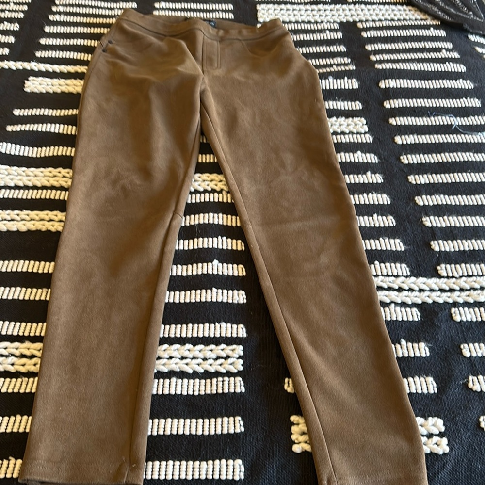 Soft brown stretchy leggings/pants from Sanctuary- Anthropologie